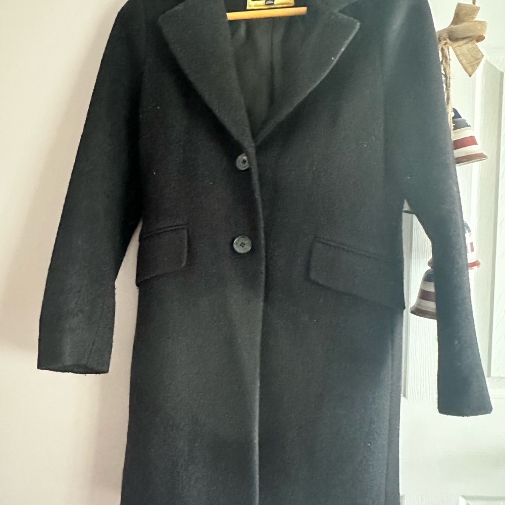 Sam Edelman Black Trench Peacoat
